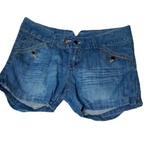 Members Only Blue Jean Shorts Sz 7